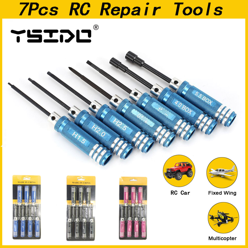 Rc Helicopter Tool Kit - YSIDO 7 قطعة 1.5 2.0 2.5
