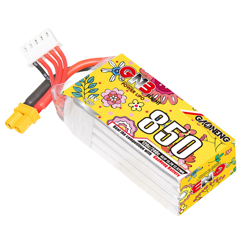 بطارية ليبو محسنة GNB 4s 15.2  - مراجعة Rc Helicopter Charger وسعره