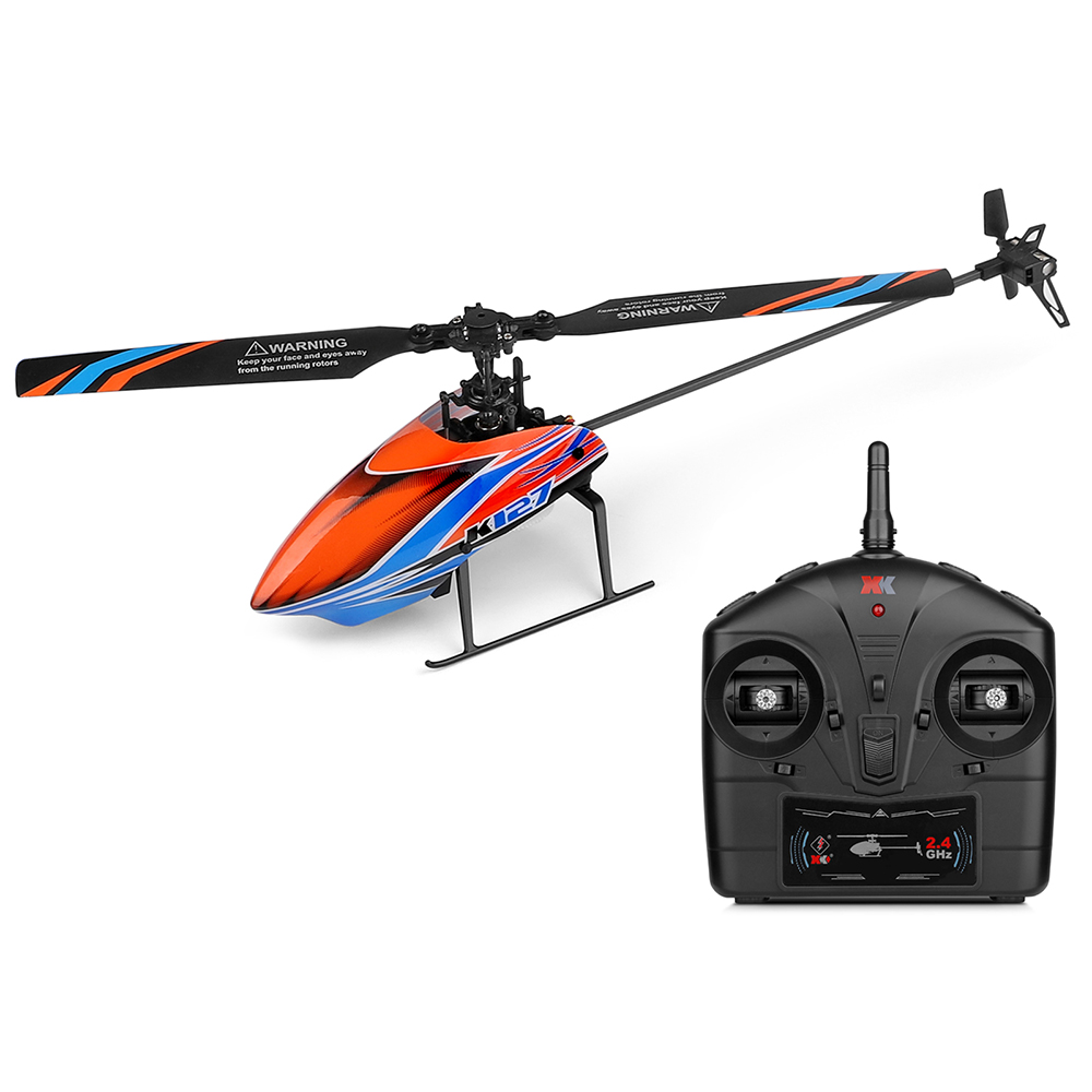 WLtoys XK K127 2.4G 4CH 6-aixs - مراجعة Rc Helicopter Nitro وسعره