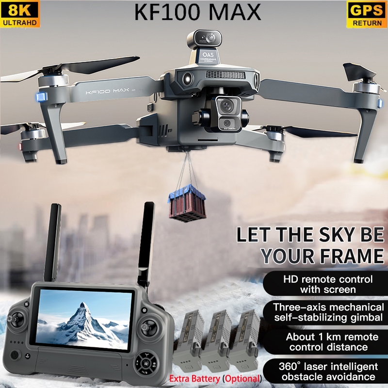 KF100 MAX GPS الطائرة بدون طيا - مراجعة Rc Helicopter Charger وسعره