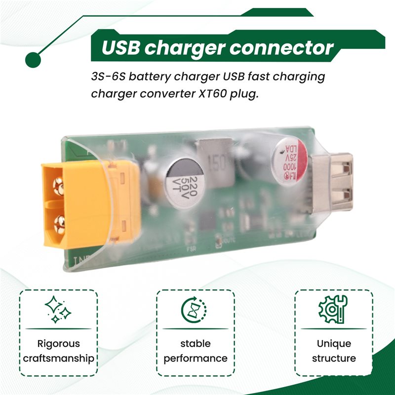 محول بطارية 3S-6S مع قابس XT60 - مراجعة Rc Helicopter Charger وسعره